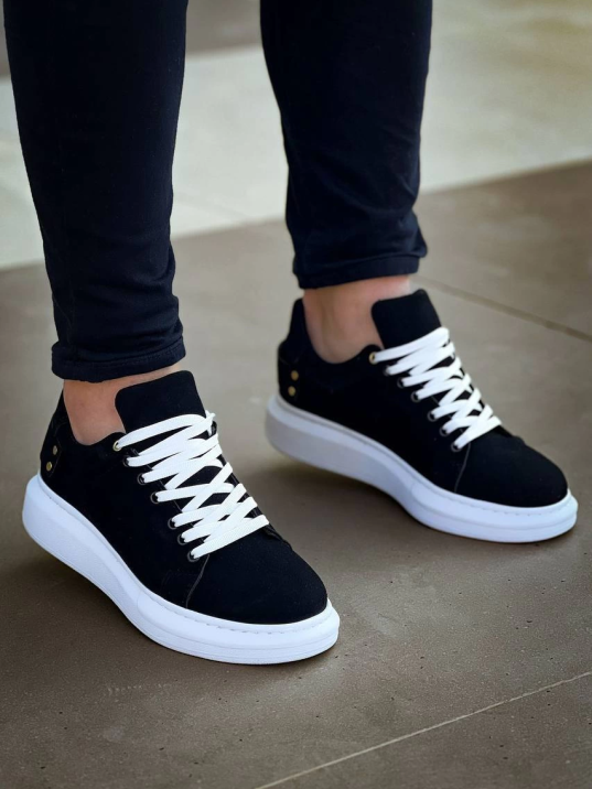 KB047  Kuback Siyah Süet Günlük Erkek  Ayakkabı KB047  Kuback Siyah Süet Günlük Erkek  Ayakkabı