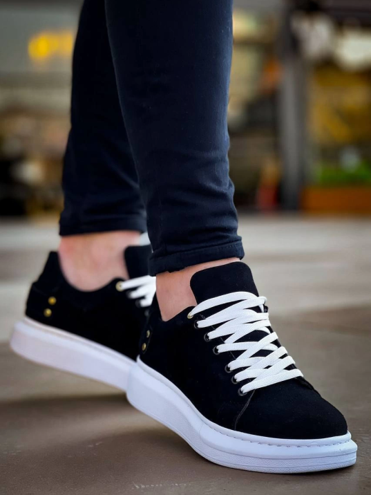 KB047  Kuback Siyah Süet Günlük Erkek  Ayakkabı KB047  Kuback Siyah Süet Günlük Erkek  Ayakkabı