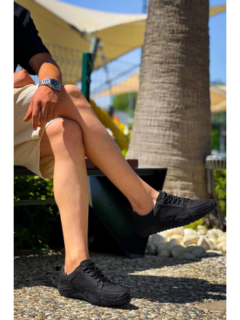 Kbdx1 Kuback Siyah Deri Günlük Erkek Ayakkabı Kbdx1 Kuback Siyah Deri Günlük Erkek Ayakkabı