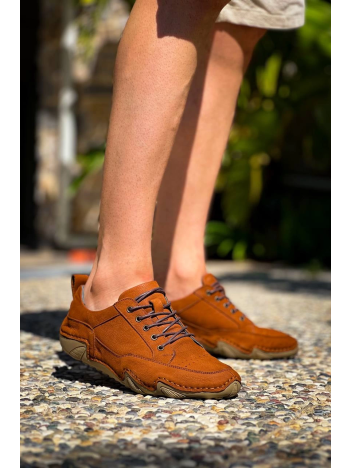 Kbdx1 Kuback Taba Deri Günlük Erkek Ayakkabı