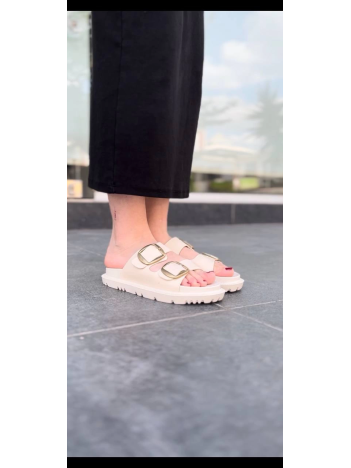 KBTX-1 Kuback Bej Günlük Kadın Terlik