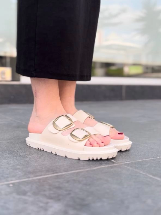 KBTX-1 Kuback Bej Günlük Kadın Terlik