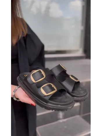 Kbtx-1 Kuback Siyah Günlük Kadın Terlik