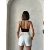 Kemer detaylı gabardin şort krem s25289 Kemer detaylı gabardin şort krem s25289