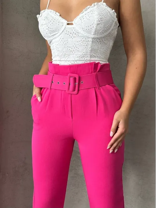 Kemerli Havuç Pantolon Kemerli Havuç Pantolon