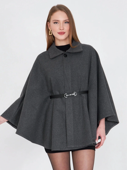 Kemerli Kaşe Panço Antrasit Pt Kemerli Kaşe Panço Antrasit Pt