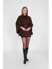 Kemerli Kaşe Panço Kahve Pt