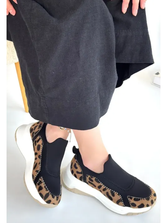 Kendy Leopar Süet Spor Ayakkabı Kendy Leopar Süet Spor Ayakkabı