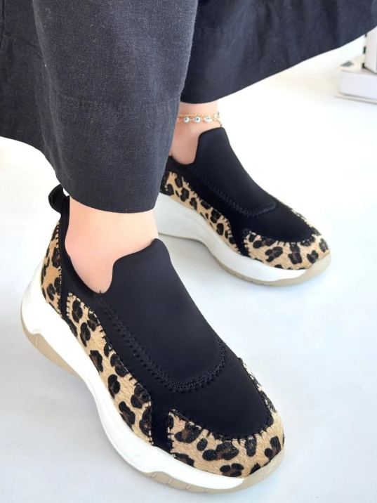 Kendy Leopar Süet Spor Ayakkabı Kendy Leopar Süet Spor Ayakkabı