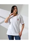 Kiraz İşlemeli Tişört