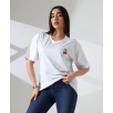 Kiraz işlemeli tişört Kiraz işlemeli tişört
