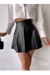 Kısa Deri Çan Etek H26599