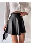 Kısa Deri Çan Etek H26599