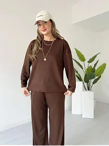 Kollu Modal Takım Kahve