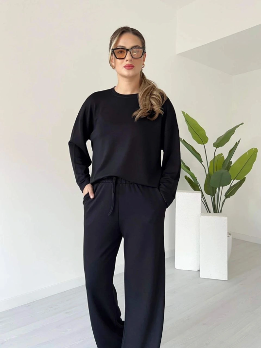 Kollu Modal Takım Siyah Kollu Modal Takım Siyah