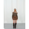 Kontrast deri etek kahve w260015 Kontrast deri etek kahve w260015
