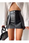 Kontrast Deri Etek Siyah W260015