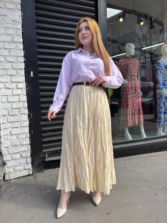 Kraş etek krem Kraş etek krem