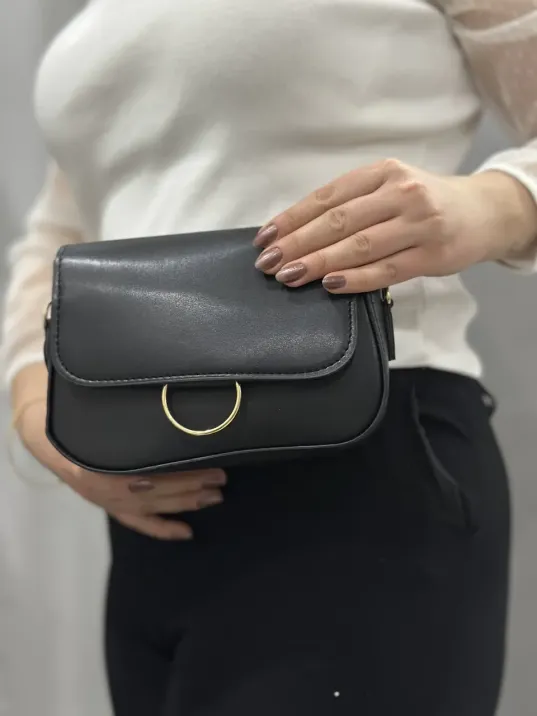 Siyah Cilt Mossi Çanta