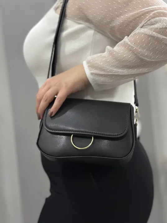 Siyah Cilt Mossi Çanta