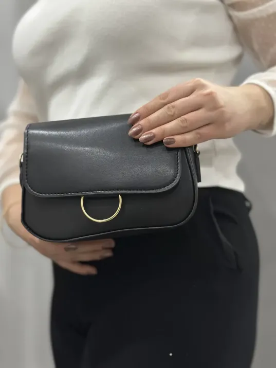 Siyah Cilt Mossi Çanta