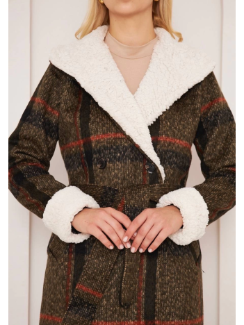 KÜRKLÜ EKOSE KABAN KÜRKLÜ EKOSE KABAN