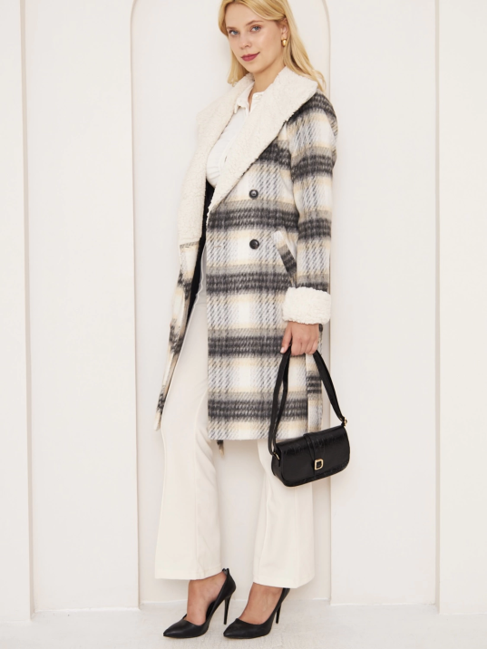 KÜRKLÜ EKOSE KABAN KÜRKLÜ EKOSE KABAN