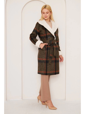 KÜRKLÜ EKOSE KABAN KÜRKLÜ EKOSE KABAN