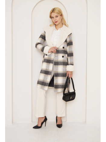 KÜRKLÜ EKOSE KABAN KÜRKLÜ EKOSE KABAN