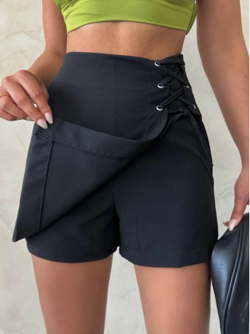 Kuş gözü şort etek s25819