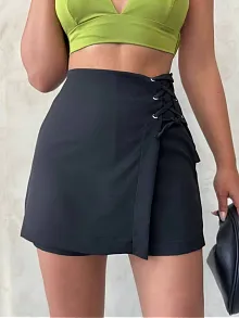 Kuş Gözü Şort Etek S25819