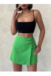 Kuş Gözü Şort Etek Yeşil S25819 Kuş Gözü Şort Etek Yeşil S25819
