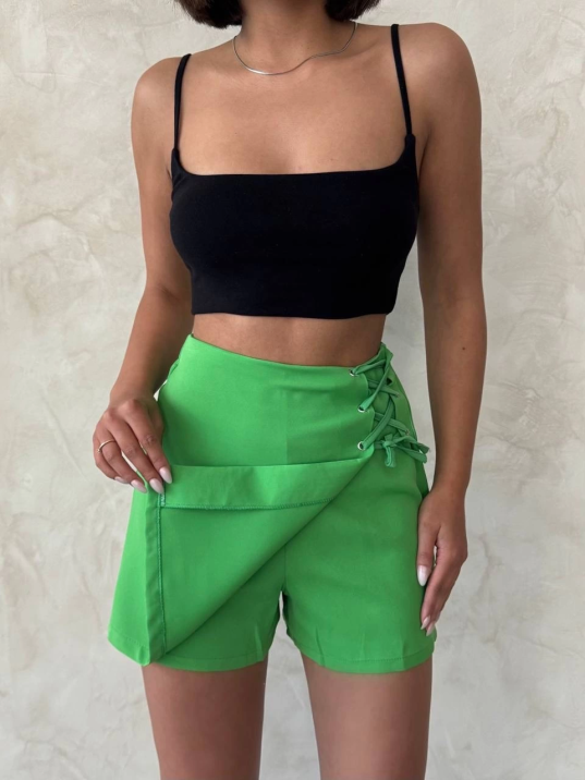 Kuş gözü şort etek yeşil s25819 Kuş gözü şort etek yeşil s25819