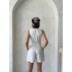 Kuşaklı şortlu tulum Kuşaklı şortlu tulum