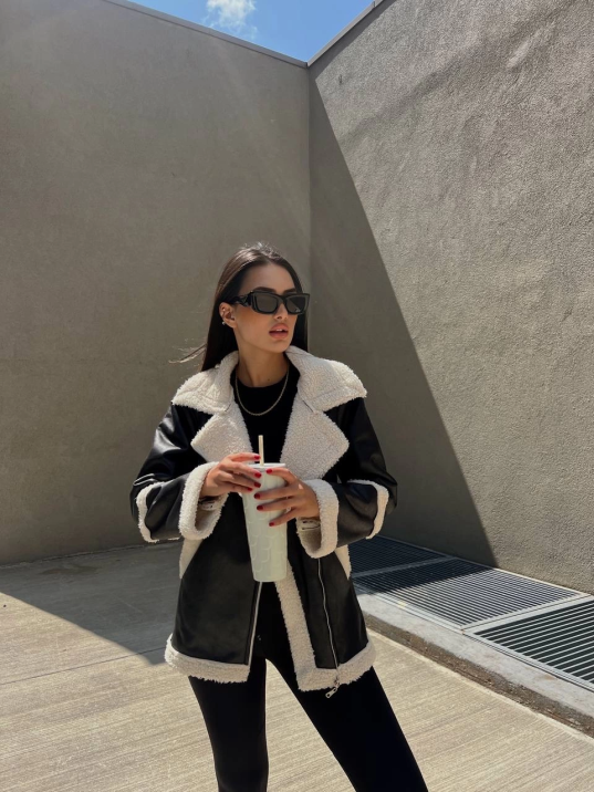 Kuzu Kaplama Oversize Deri Kaban