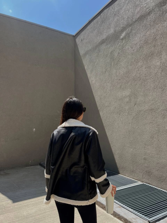 Kuzu Kaplama Oversize Deri Kaban