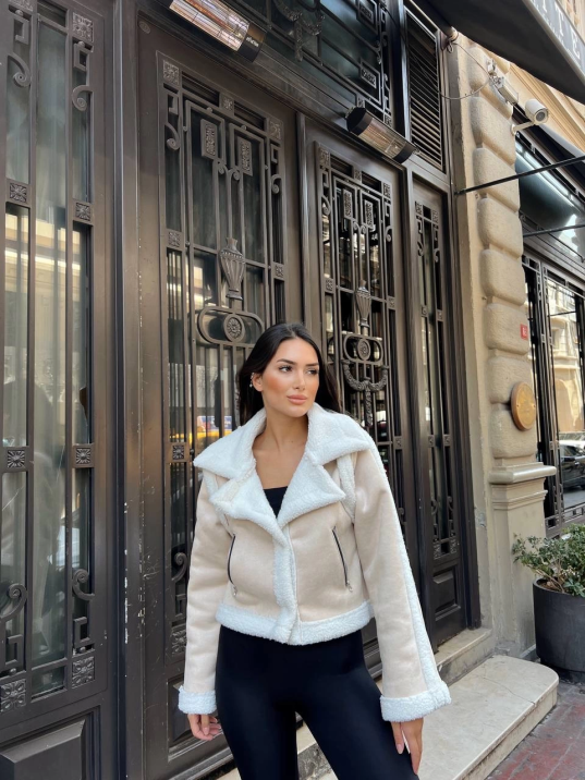 KUZU YUMOŞ KAPLAMA TAK ÇIKAR KOL CROP NUBUK KABAN KUZU YUMOŞ KAPLAMA TAK ÇIKAR KOL CROP NUBUK KABAN