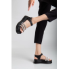 Lalen Siyah Kemerli Sandalet Lalen Siyah Kemerli Sandalet