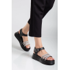 Lalen Siyah Kemerli Sandalet Lalen Siyah Kemerli Sandalet