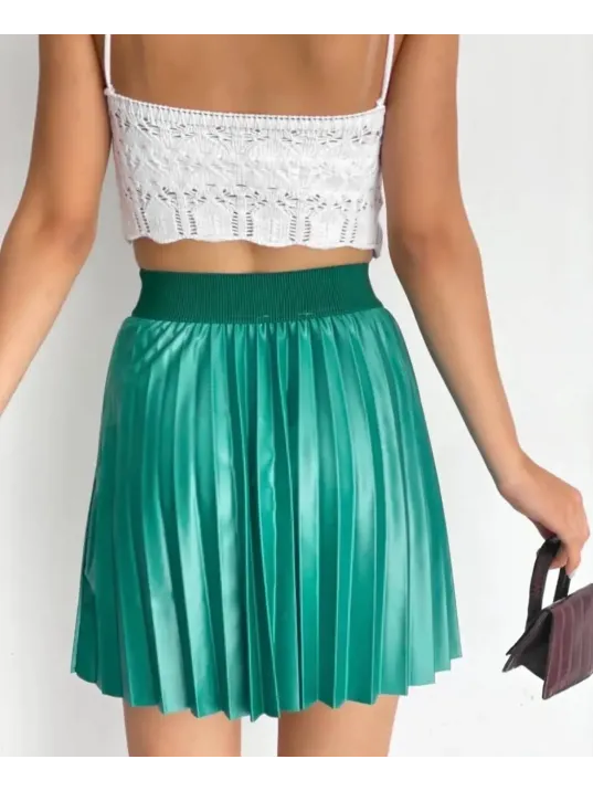 Lastikli Piliseli Lak Etek Yeşil S23901