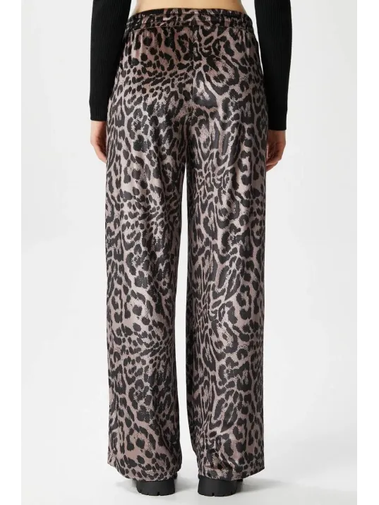Leopar Desen Pantolon