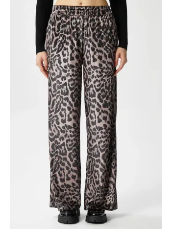 Leopar Desen Pantolon