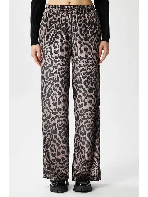 Leopar Desen Pantolon