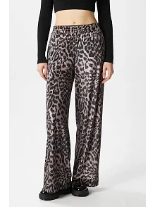 Leopar Desen Pantolon