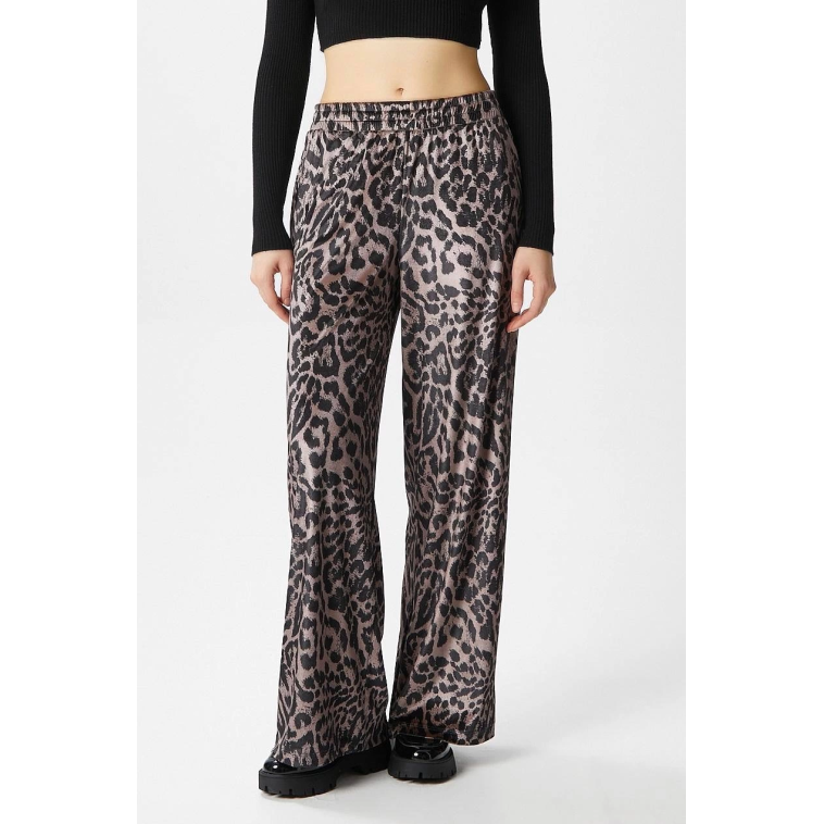 Leopar desen pantolon Leopar desen pantolon