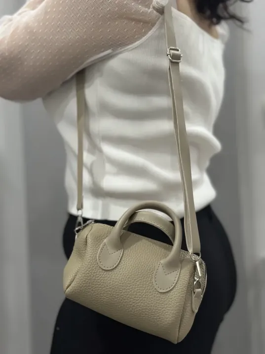 Vizon Cilt Bugo Çanta Vizon Cilt Bugo Çanta