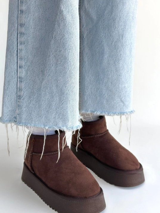 Linne Kahverengi Süet Bot Linne Kahverengi Süet Bot