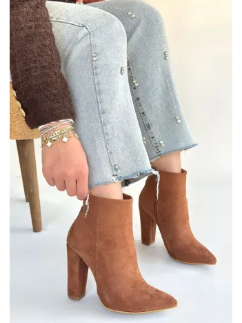 Loora Vizon Süet Topuklu Bot