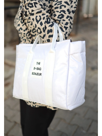 Lucci Beyaz Paraşüt Çanta