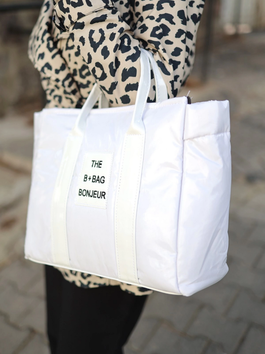 Lucci Beyaz Paraşüt Çanta